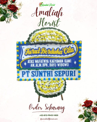 Papan Bunga Duka di Tarakan Tengah