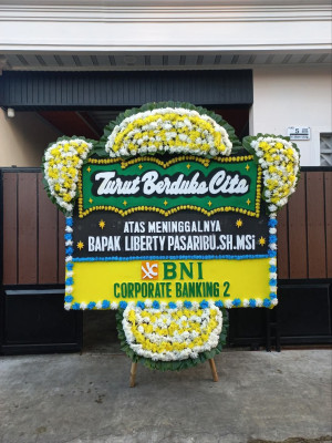 Papan Bunga Duka di Tarakan Tengah