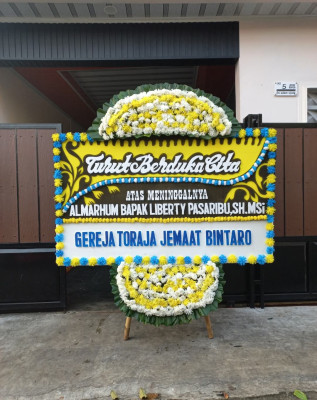 Papan Bunga Duka di Tarakan Tengah