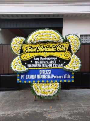 Papan Bunga Duka di Tarakan Tengah