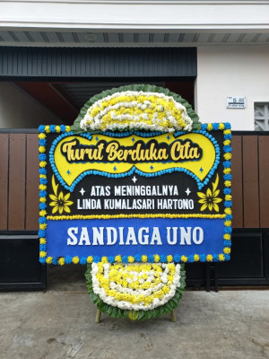 Papan Bunga Duka di Tarakan Tengah