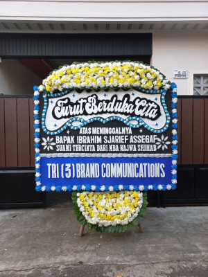 Papan Bunga Duka di Tarakan Tengah